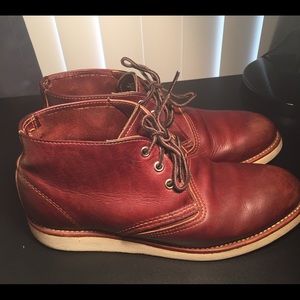Sienna brown Red wings chukka boots.
